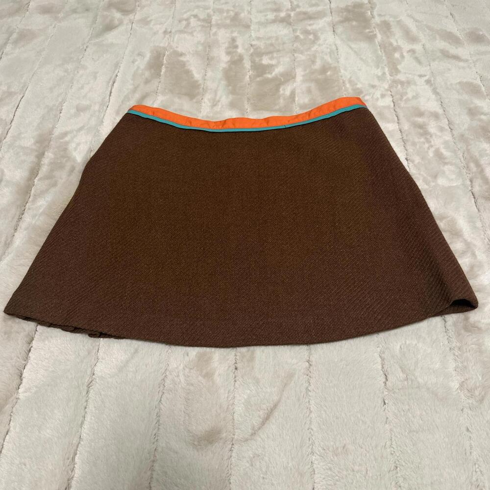 Original Penguin Women's Brown and Orange Skirt - Picture 3 of 5